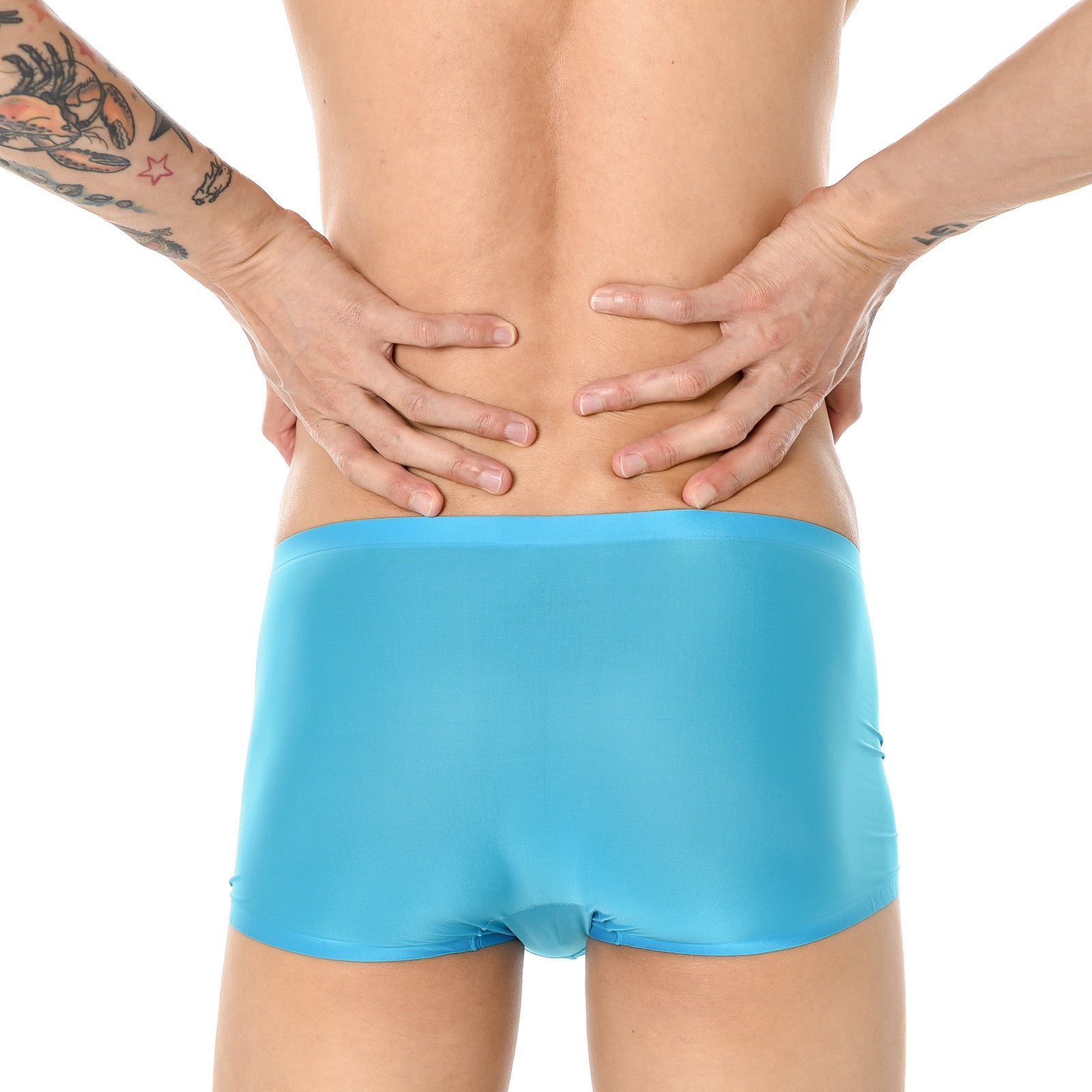 Seamless boxer briefs for men