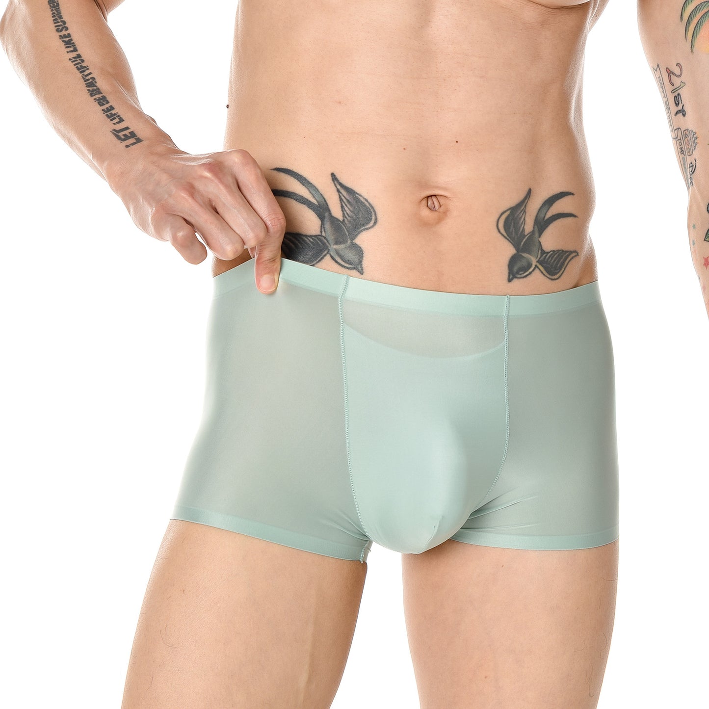 Seamless boxers mens