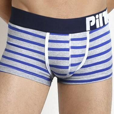 Striped Boxer Shorts - Blue