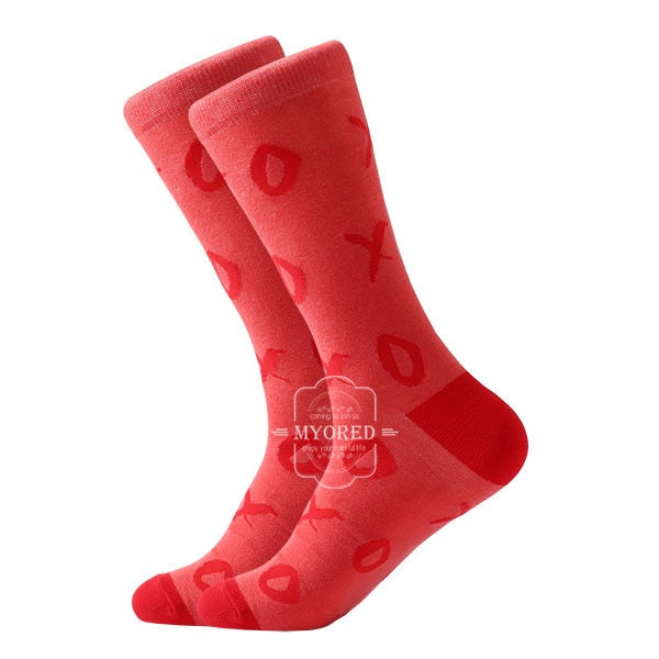 Funky Dress Socks - Hot Pink