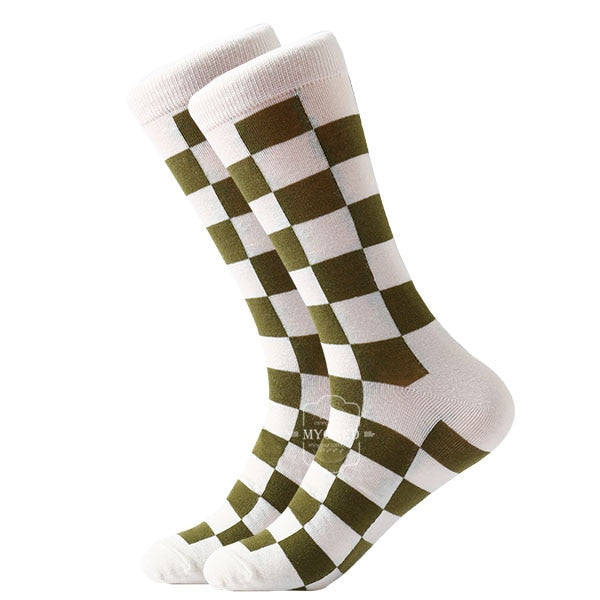 Funky Crew Length Dress Socks