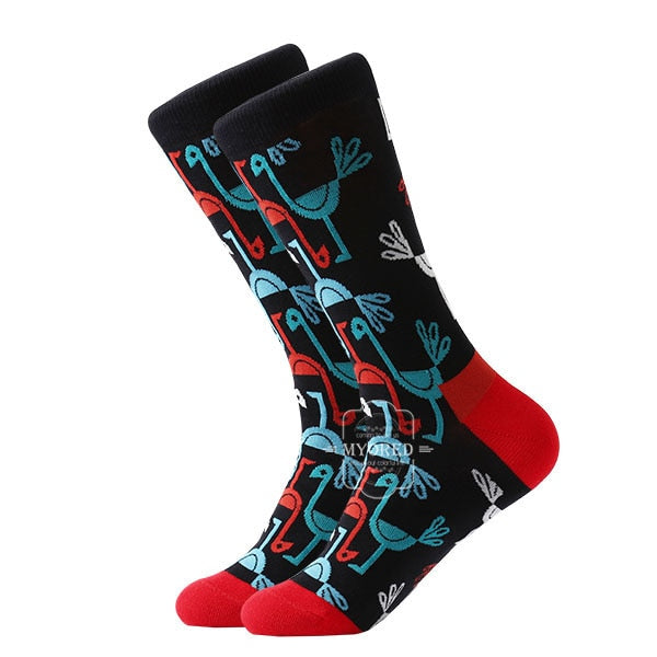 Funky Dress Socks - Road Runner