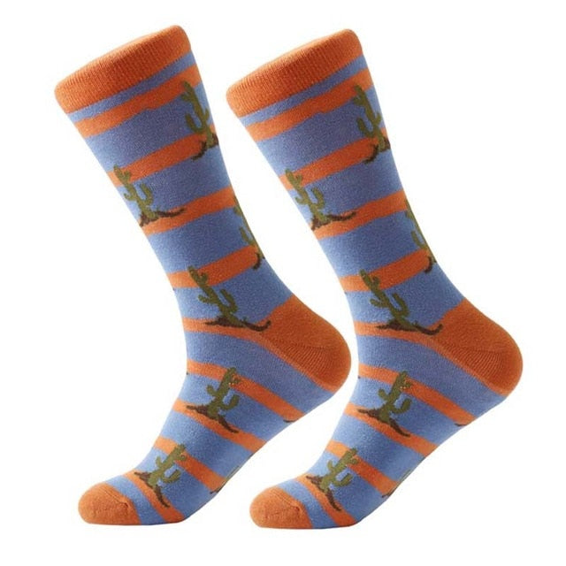 Funky Dress Socks - Cactus