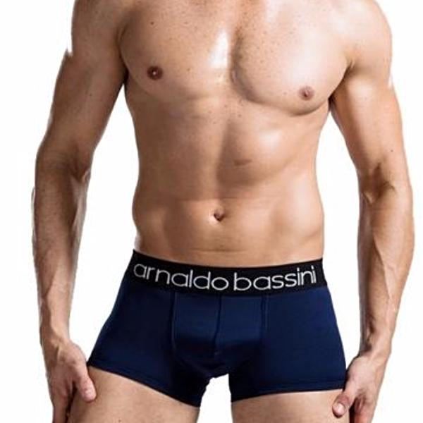 Arnaldo Bassini Men's Boxer Brief with Black Waistband