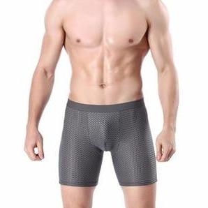 Men's Performance Mesh Boxer Brief - Gray