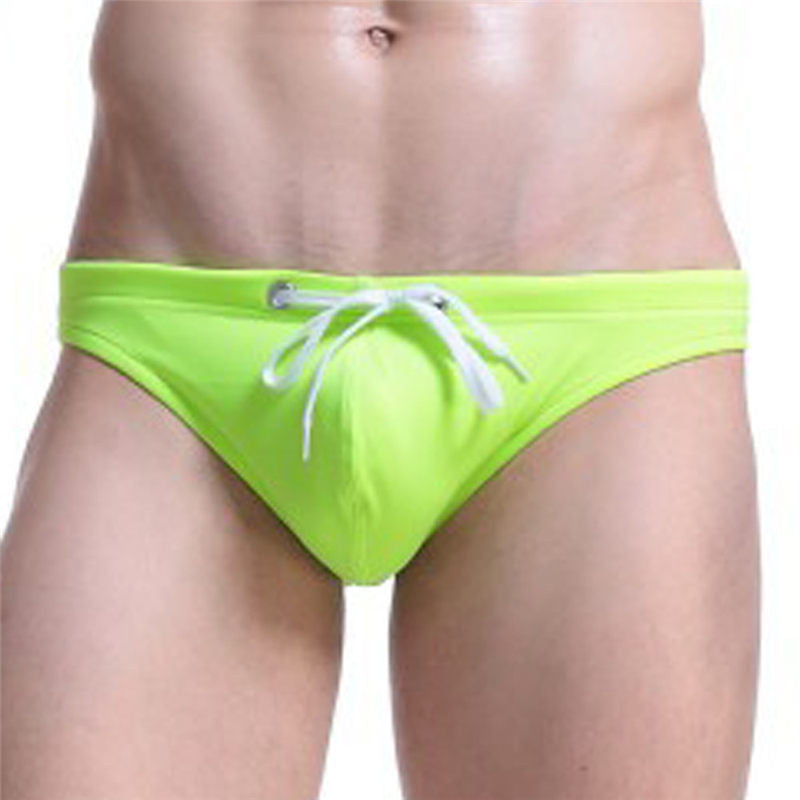 Free Men's Nylon Swim Brief - Green