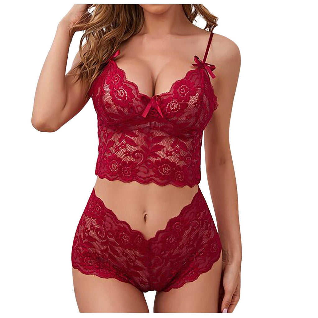 Red Lingerie Set