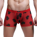 Arigreben Mens Heart Underwear - Red