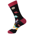 Cotton Polyester Printed Crew Socks