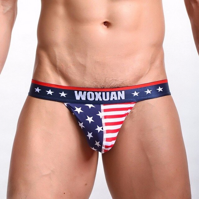 Men's American Flag Bikini Brief