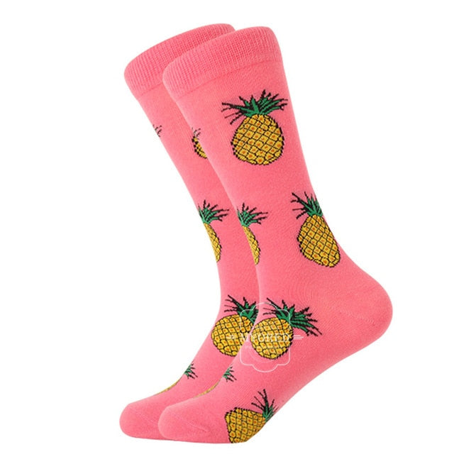 Crazy Fun Socks - Pink Pineapple