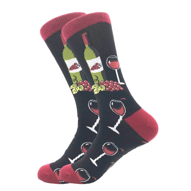 Crazy Fun Socks - Wine