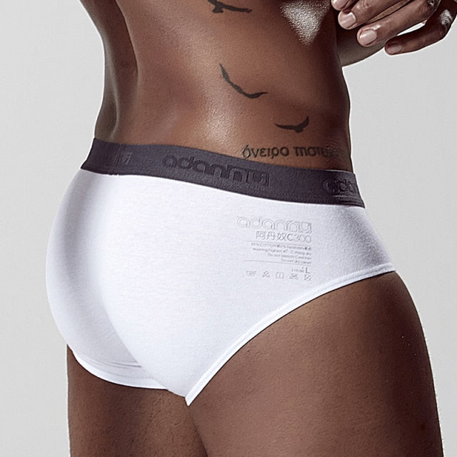 mens white modal brief underwear