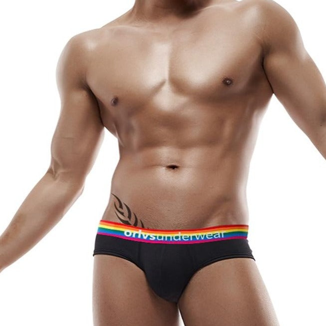 Gay Men Pride Underwear - Black