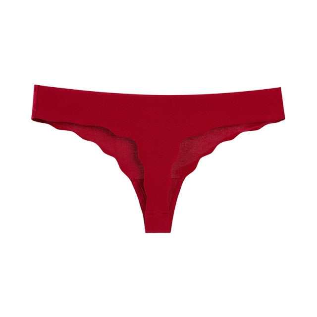 Red T Back Panties