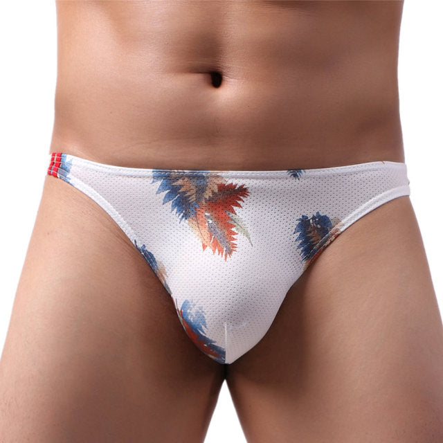 men's t back underwear - white