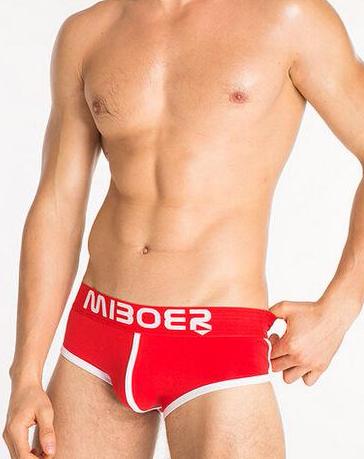 Free Men's Miboer Retro Brief Underwear - Red