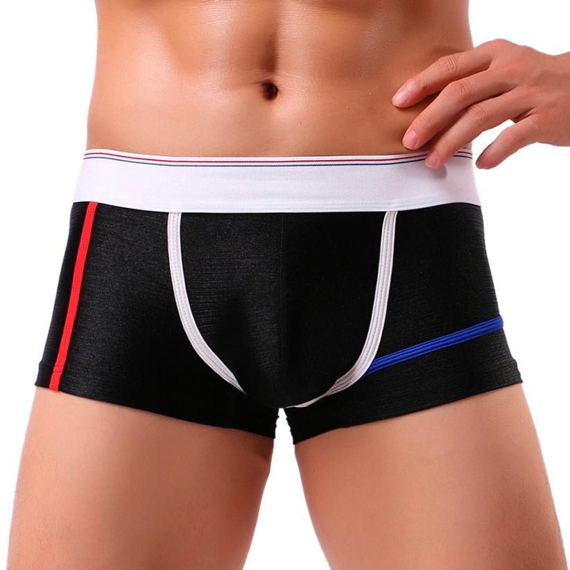 Free Men's Linear Boxer Brief Underwear - Black