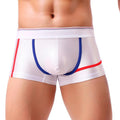 Free Men's Linear Boxer Brief Underwear - White