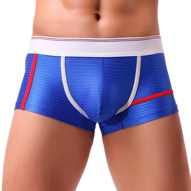Free Men's Linear Boxer Brief Underwear - Blue