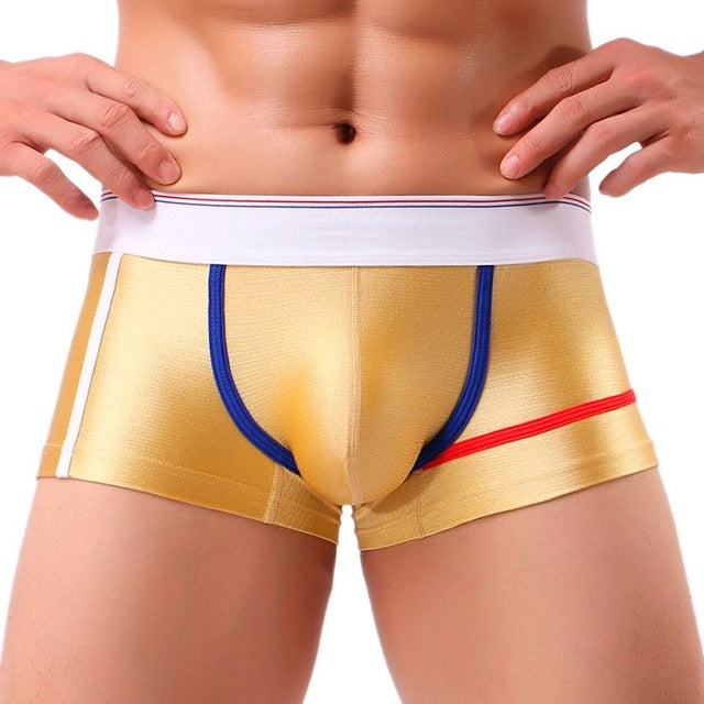 Free Men's Linear Boxer Brief Underwear - Gold