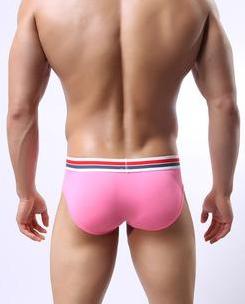 free howeray men's brief pink rear