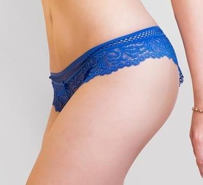 Women's Lace Hipster Panties - Blue