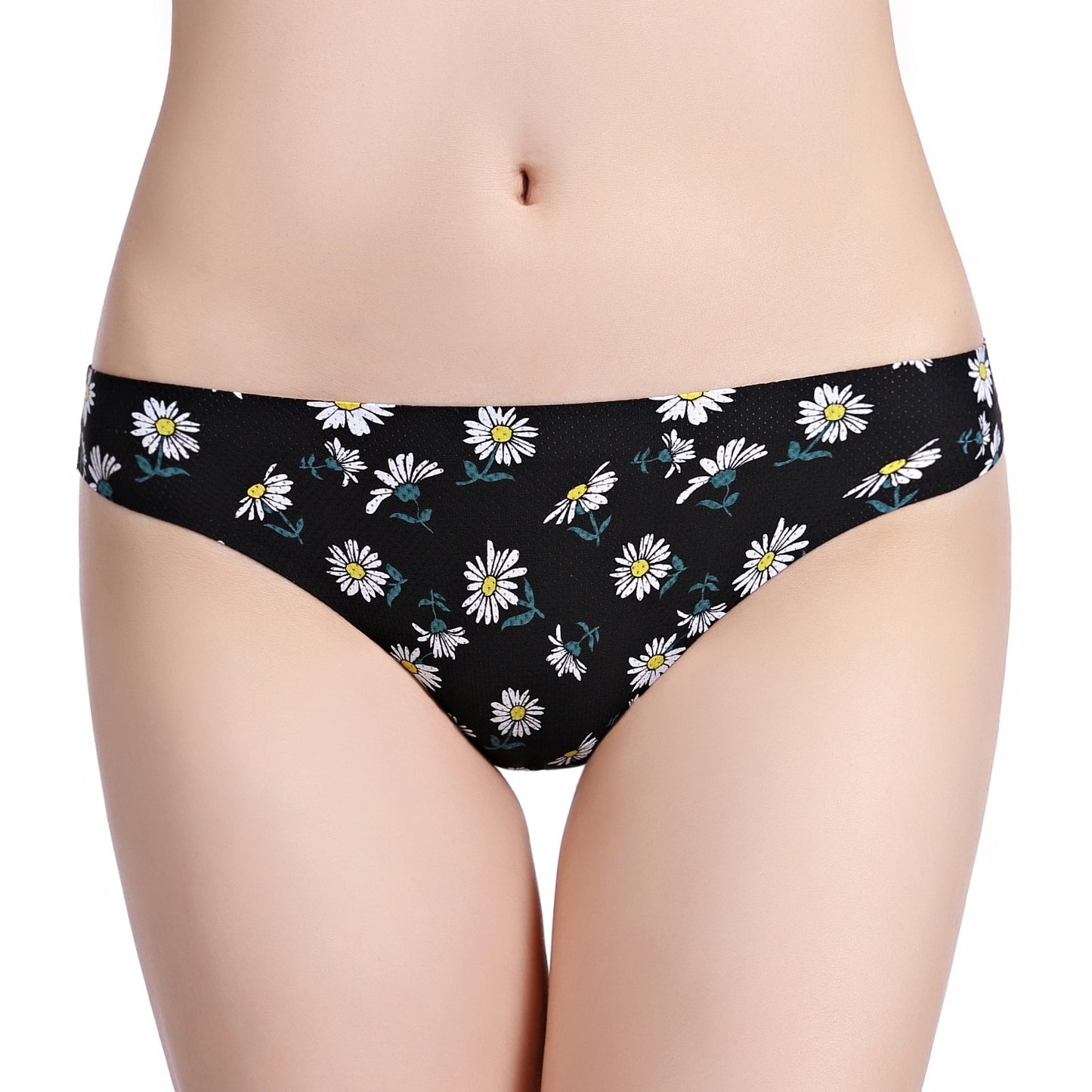Women's Floral Print Thong Underwear - Daisy