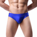 Free Men's Seamless Brief No Show Underwear - Blue