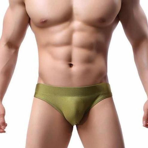 Free Men's Seamless Brief No Show Underwear - Green