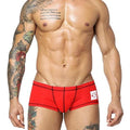 Free Men's ORLVS Low Rise Cotton Trunk Underwear - Red