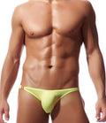 Free Men's Low Rise Bikini Brief Underwear - Yellow