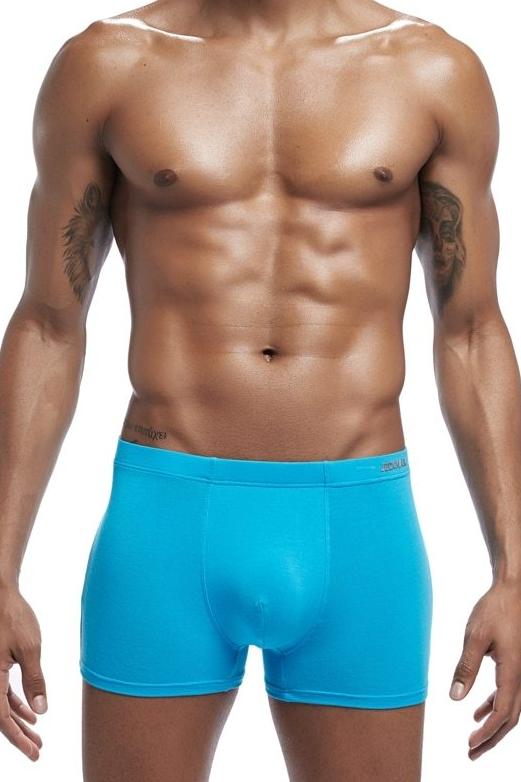 Men's Jockmail Soft Support Modal Boxer Brief Underwear - Sky Blue