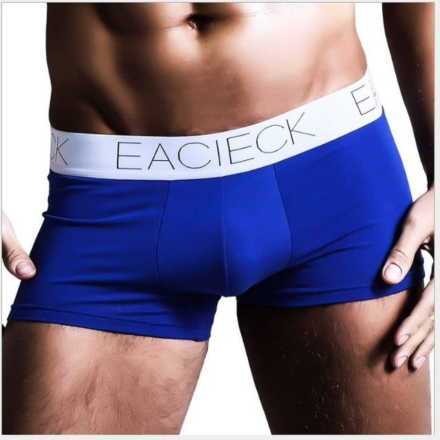 Free Men's Eacieck Designer Boxer Brief Underwear - Blue