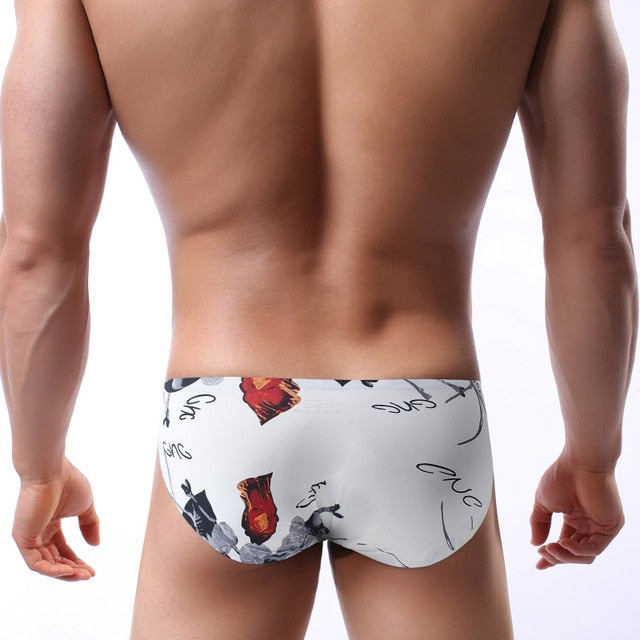 Men's Seamless Printed Brief